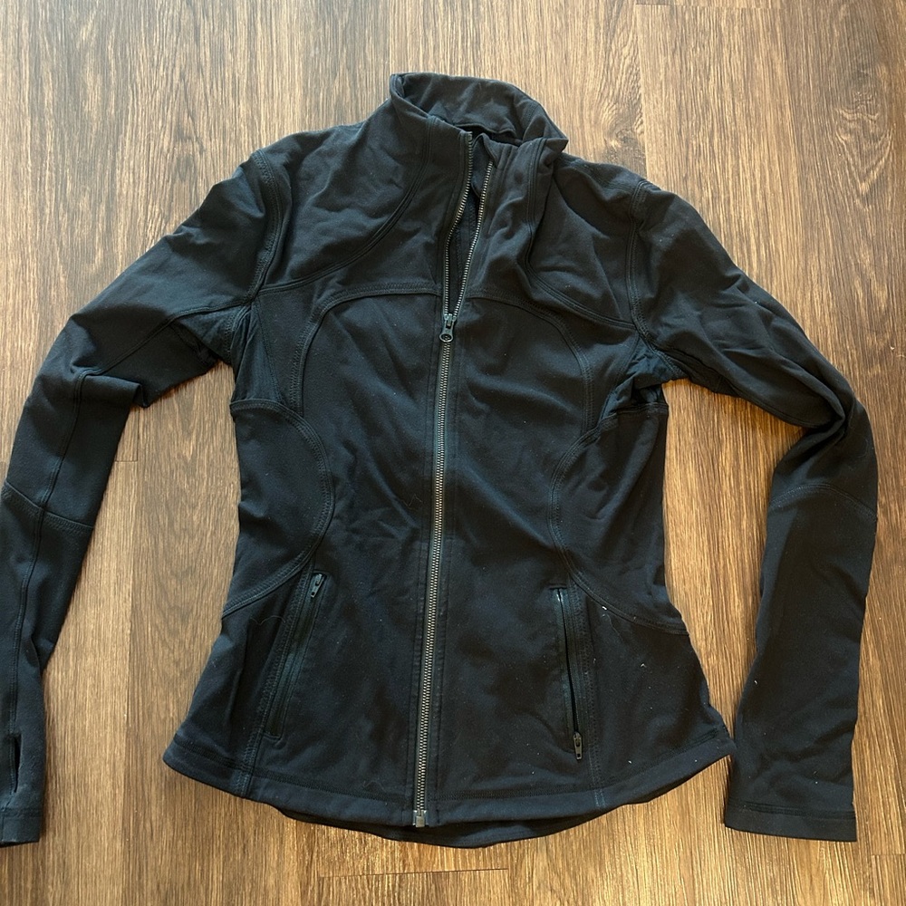 Lululemon Athletica Black Utility Jacket Sleek Technical Design